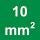 Jmenovitý průřez 10 mm²
