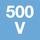 Jmenovité napětí 500 V