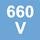 Jmenovité napětí 660 V