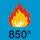 odolná proti šíření plamene 850°C